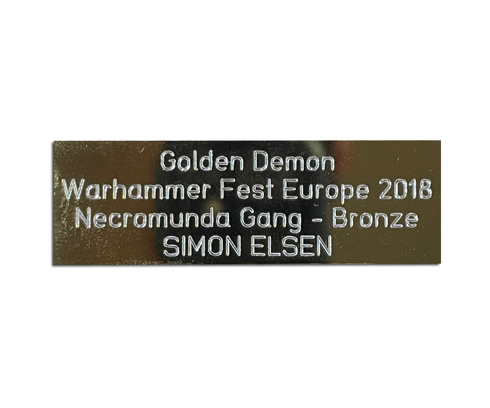 Golden Demon 2018 – Necromunda Gang